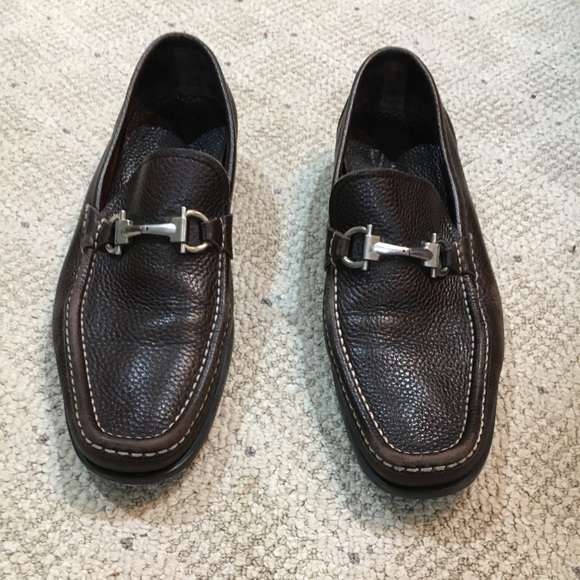 Salvatore Ferragamo Other - SOLD!!Salvatore Ferragamo Ribbed Leather Loafers.